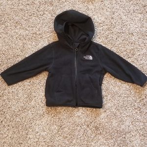 North Face fleece jacket black